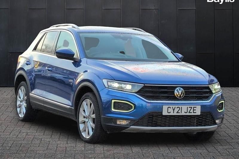Blue Used 2021 VW T-Roc SEL SUV | £19,491 (Good price) - Image 1/1