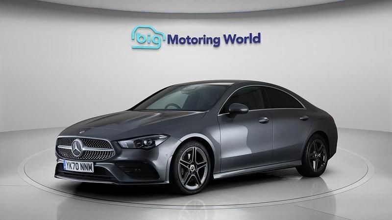 Used Mercedes CLA200 AMG line 163 HP (119 kW) 2020 Grey Coupe