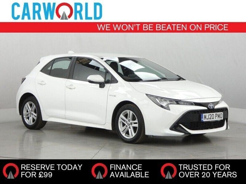 White Used 2020 Toyota Corolla Hatchback | £11,890 (Fair price) - Image 1/3