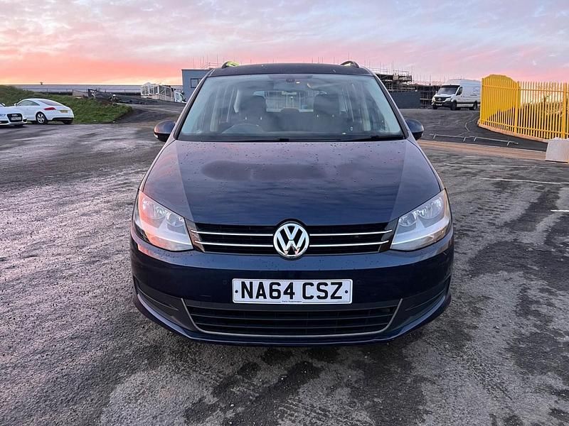 Used VW Sharan SE 140 HP (102 kW) 2014 Blue MPV