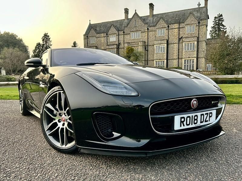 Used Jaguar F-Type R-Dynamic 300 HP (220 kW) 2018 Black Coupe