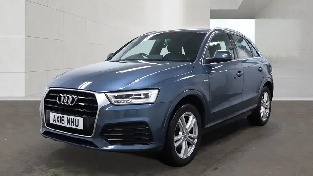Used Audi Q3 S-Line 150 HP (110 kW) 2016 Blue SUV