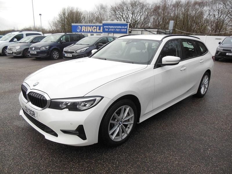 Used BMW 330 Sport Line 2021 White Estate