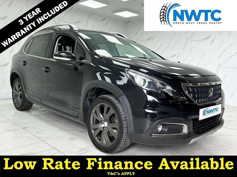 Black Used 2017 Peugeot 2008 Allure SUV | £5,495 (Fair price) - Image 1/4