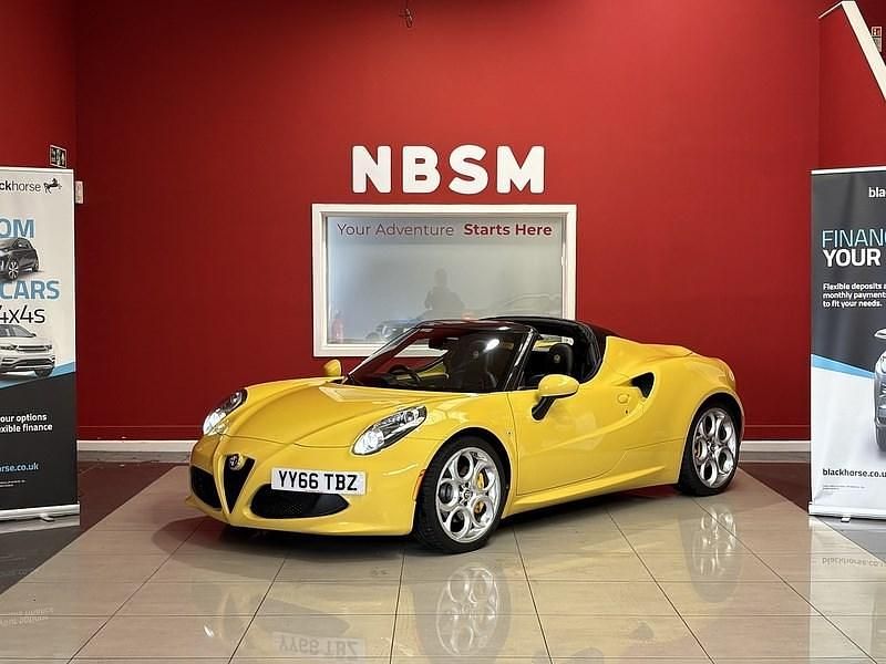 Used Alfa Romeo 4C 2016 Yellow Cabriolet
