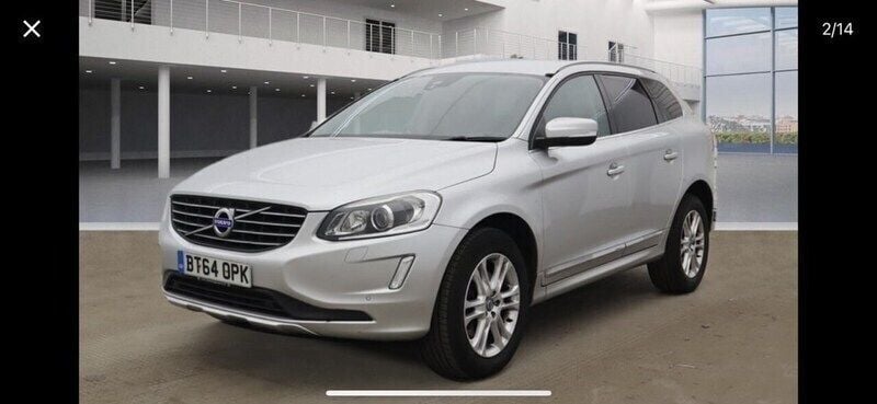 Silver Used 2014 Volvo XC60 SE Lux SUV | £9,595 (Fair price) - Image 1/4