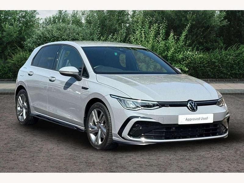 Moonstone grey Used 2022 VW Golf VIII R-line Hatchback | £19,750 (Fair price) - Image 1/4
