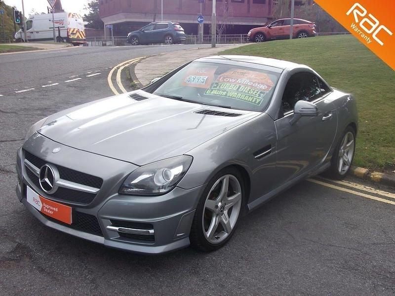 Used Mercedes SLK250 AMG 204 HP (150 kW) 2013 Silver Cabriolet