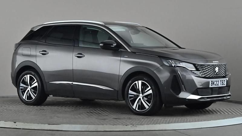 Grey Used 2022 Peugeot 3008 Allure Premium Hatchback | £15,298 (Fair price) - Image 1/3
