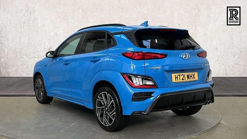 Used Hyundai Kona N Line 120 HP (88 kW) 2021 Blue SUV