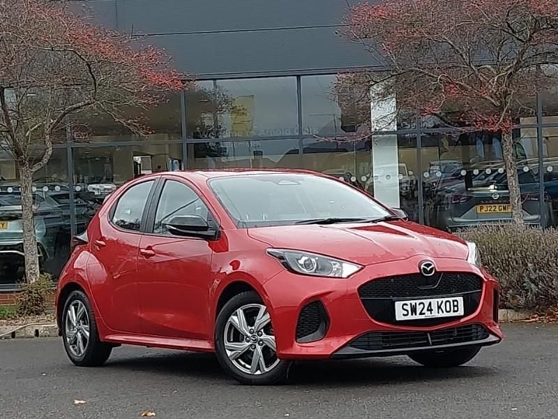 Red Used 2024 Mazda 2 Exclusive-Line Hatchback | £16,298 (Fair price) - Image 1/4