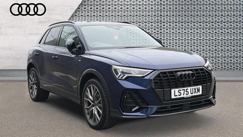 Used Audi Q3 Black Edition 150 HP (110 kW) 2025 Blue SUV