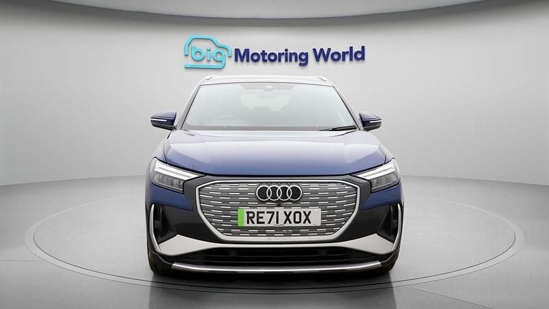 Used Audi Q4 e-tron S-Line 150 kW (204 HP) 2021 Blue SUV