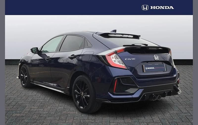 Used Honda Civic Sport 182 HP (133 kW) 2021 Blue Hatchback