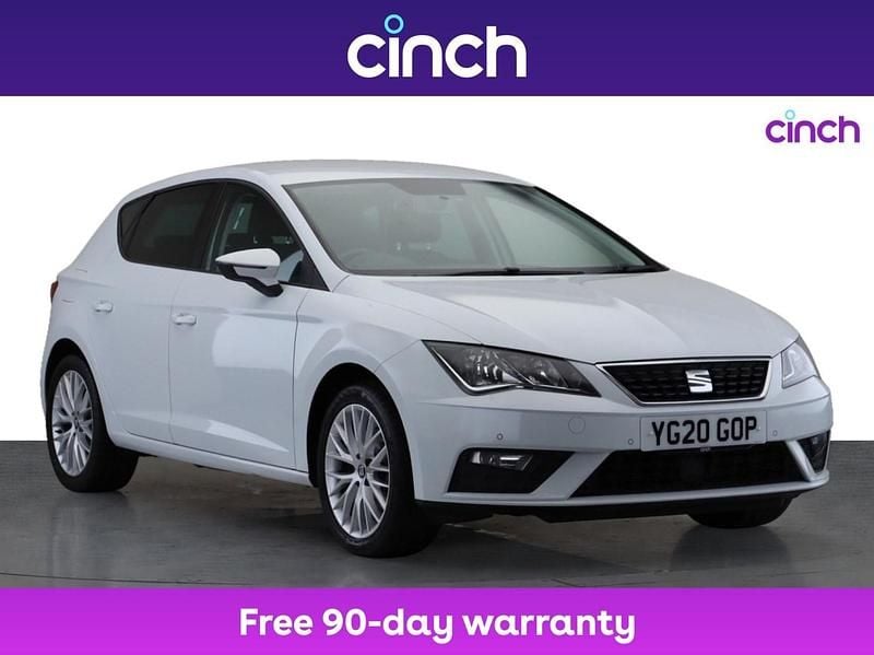 White Used 2020 Seat Leon SE Dynamic Hatchback | £11,109 (Fair price) - Image 1/3