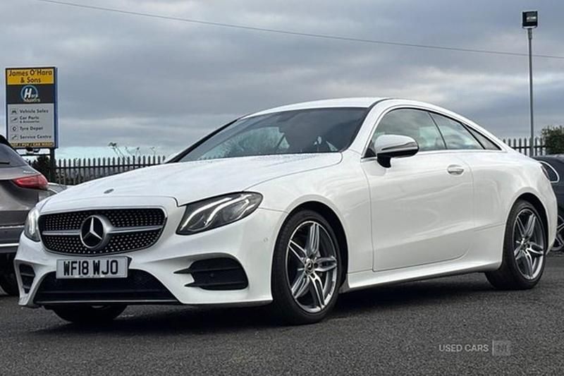 White Used 2018 Mercedes E220 AMG line Coupe | £19,245 (Good price) - Image 1/1