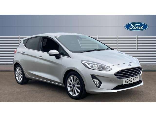 Moondust silver Used 2018 Ford Fiesta Titanium X Hatchback | £10,089 (Fair price) - Image 1/4