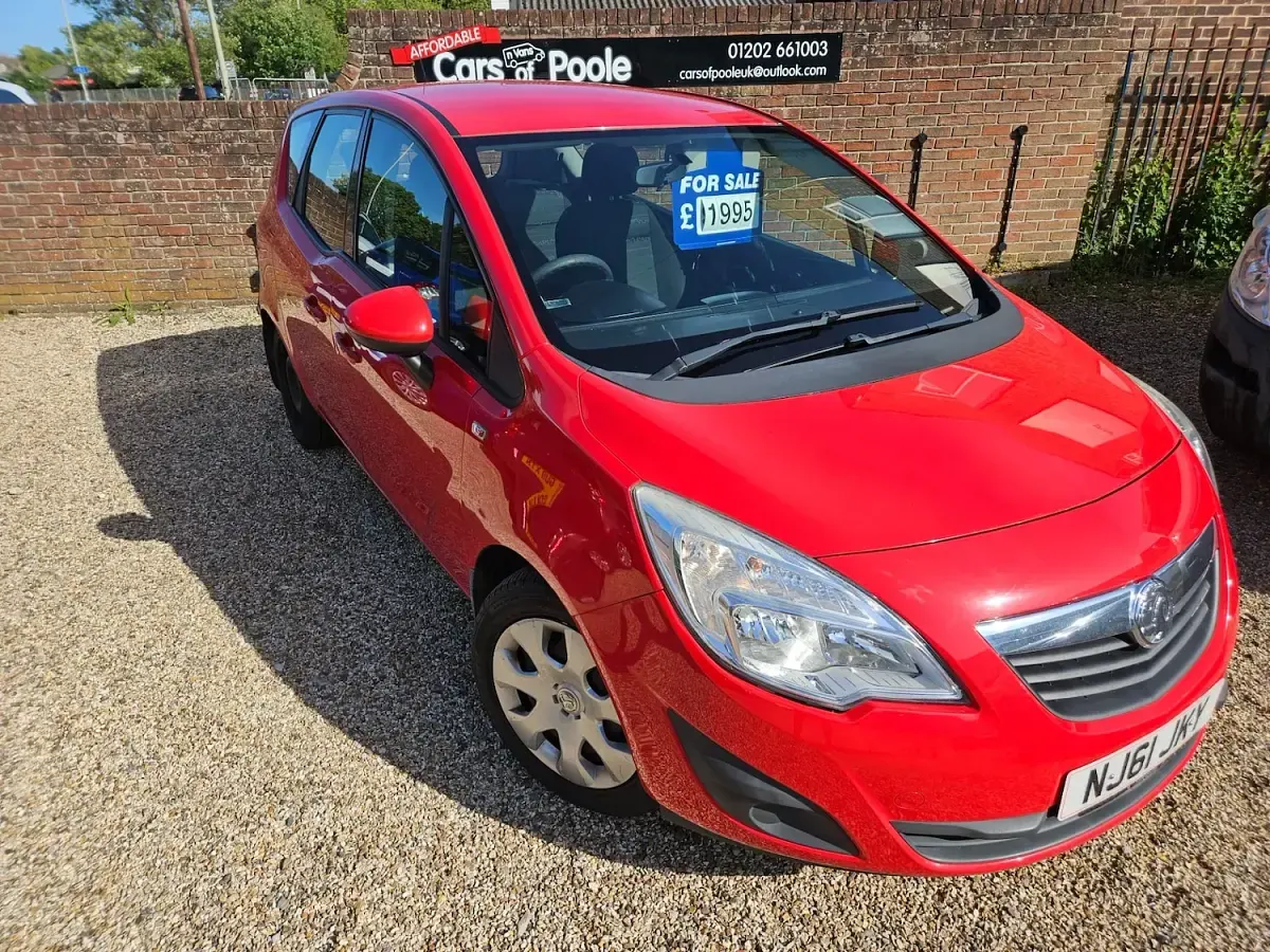 Used Vauxhall Meriva 2012 Red MPV