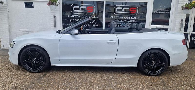 Used Audi S5 Cabriolet Design 333 HP (244 kW) 2012 White Cabriolet