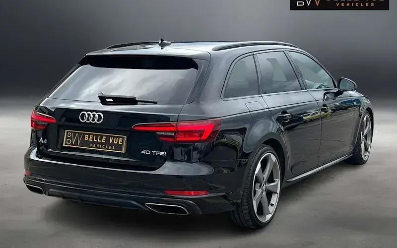 Used Audi A4 Black Edition 190 HP (139 kW) 2019 Black Estate