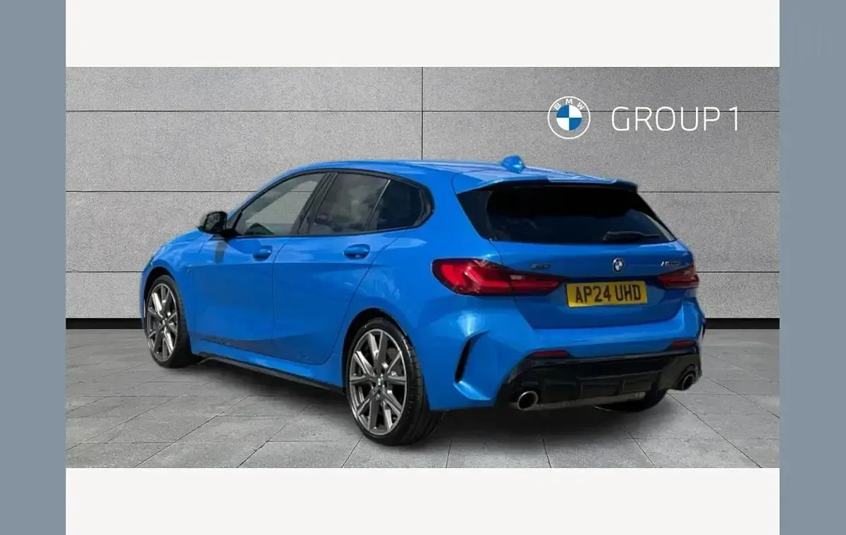 Used BMW M135 Comfort Edition 302 HP (222 kW) 2024 Blue Hatchback