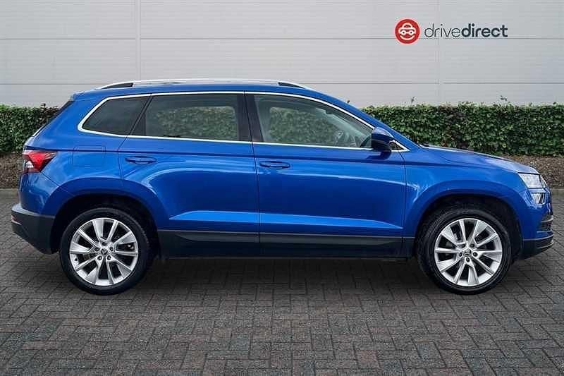 Used Skoda Karoq SE L 110 HP (80 kW) 2022 Blue SUV