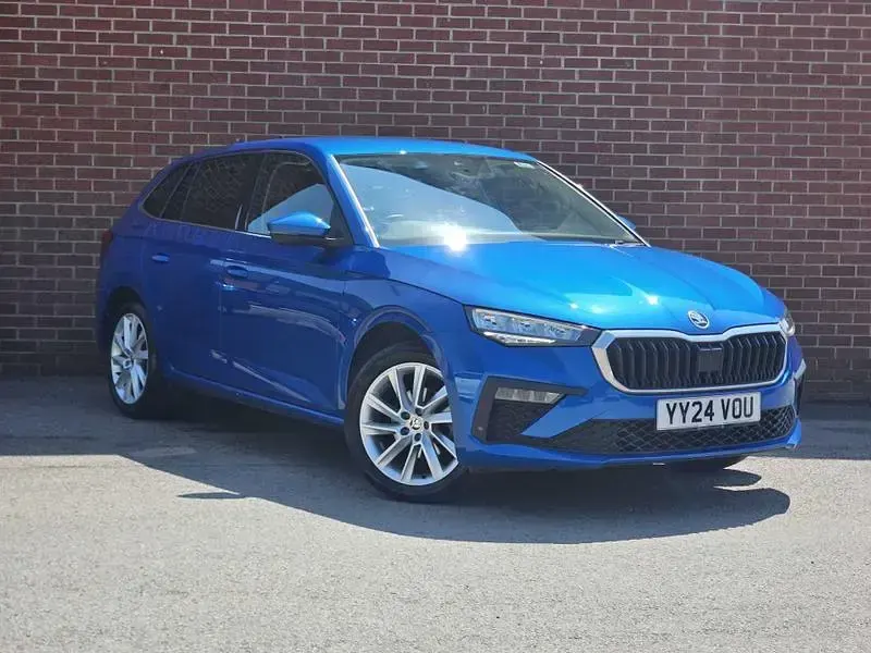 Used Skoda Scala SE L 85 HP (62 kW) 2024 Race blue metallic Hatchback