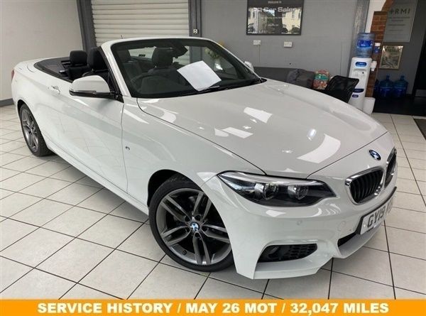 White Used 2019 BMW 225 M Sport Cabriolet | £18,000 (Fair price) - Image 1/1