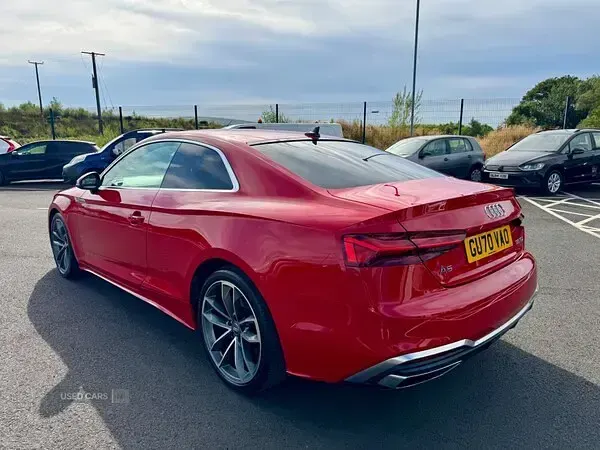 Used Audi A5 S-Line 2020 Red Coupe