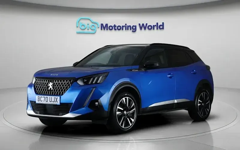 Used Peugeot 2008 GT-line 130 HP (95 kW) 2020 Blue SUV