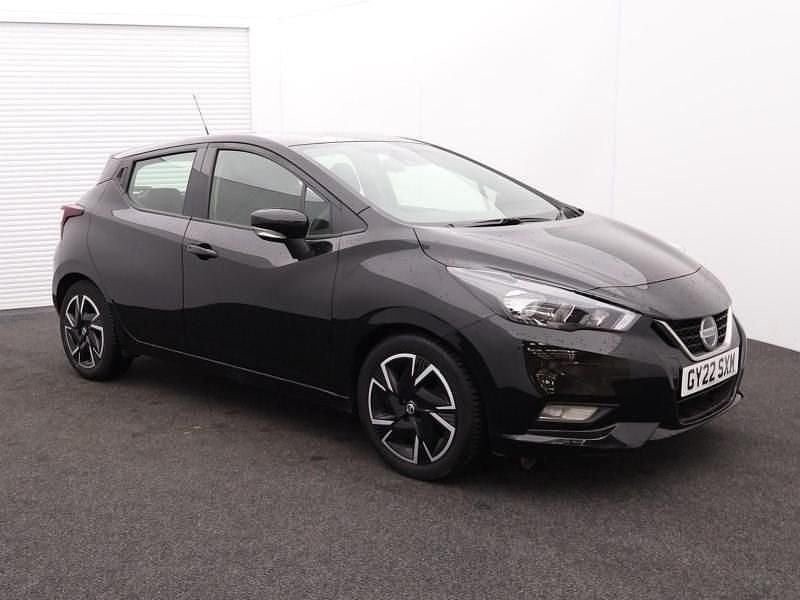 Black Used 2022 Nissan Micra Acenta Hatchback | £13,999 (Fair price) - Image 1/4