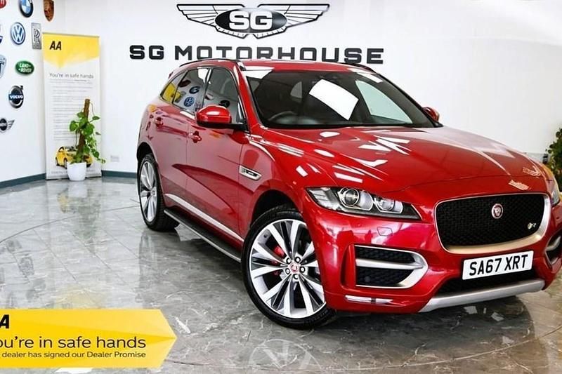 Red Used 2018 Jaguar F-Pace R-Sport SUV | £18,695 (Good price) - Image 1/1