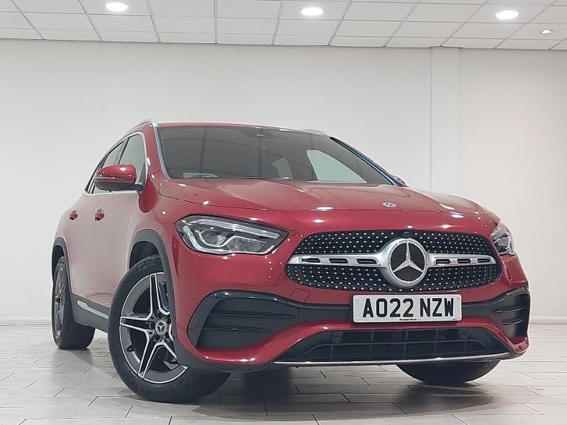 Red Used 2022 Mercedes GLA180 AMG line SUV | £27,998 (Fair price) - Image 1/4