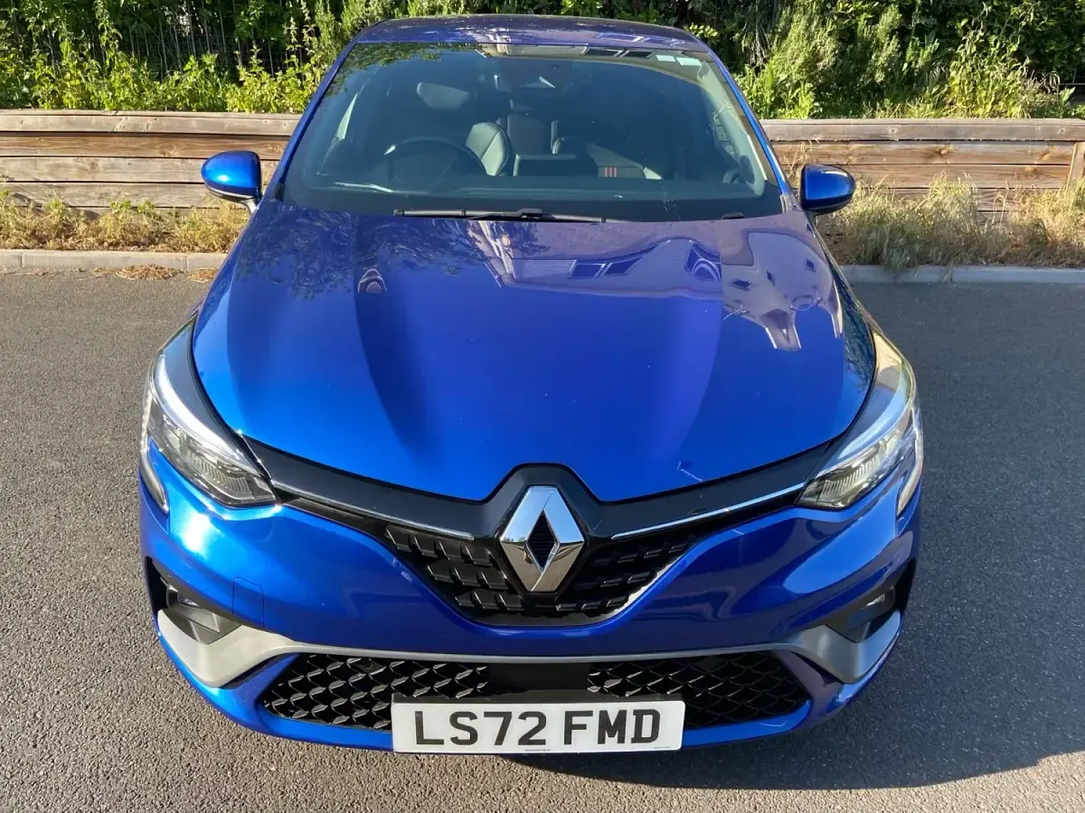 Usado Renault Clio V RS Line 90 CV (66 kW) 2022 Azul Utilitario