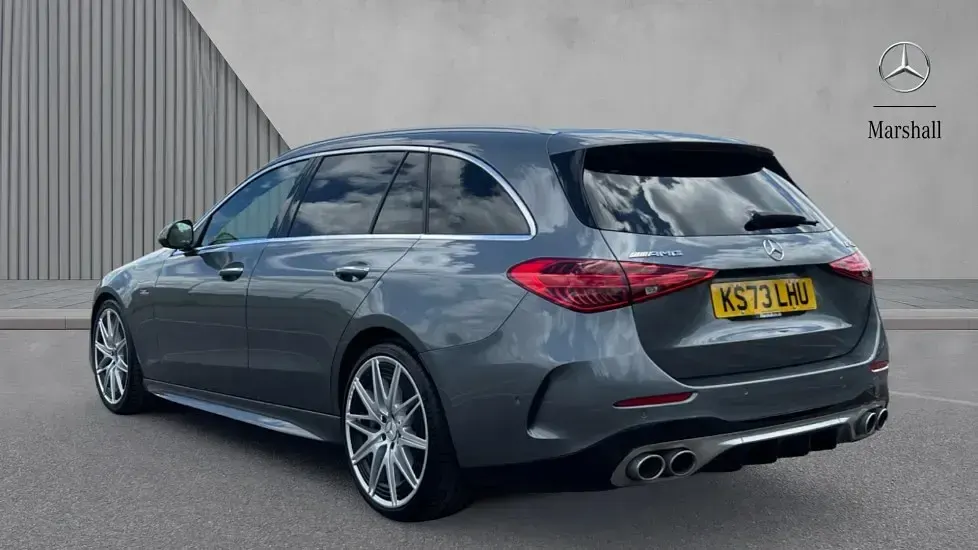 Used Mercedes C43 AMG Premium Plus 408 HP (300 kW) 2023 Selenite grey metallic