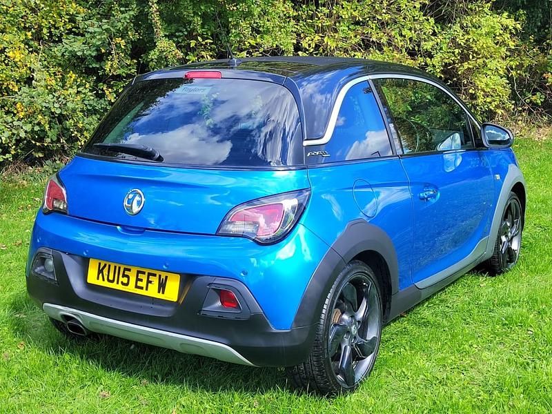 Used Vauxhall Adam Rocks 68 HP (50 kW) 2015 Blue Hatchback