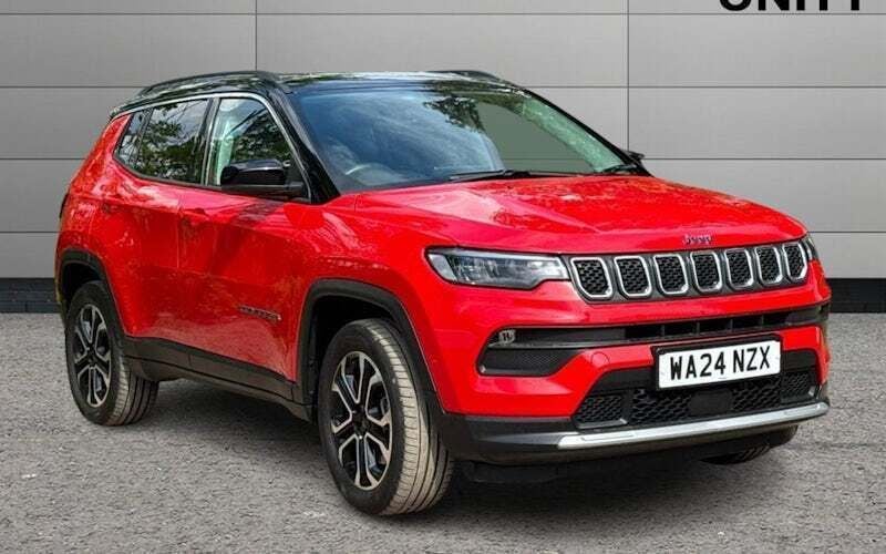Red black Used 2023 Jeep Compass Limited SUV | £23,397 (A bit pricey) - Image 1/4