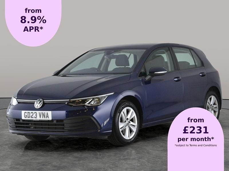 Blue Used 2023 VW Golf VIII S Hatchback | £16,816 (Good price) - Image 1/3