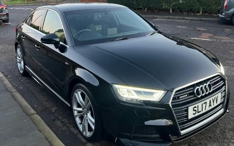 Used Audi A3 S-Line 190 HP (139 kW) 2017 Black Sedan