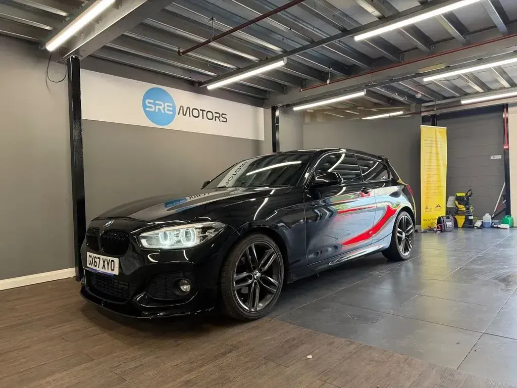 Used BMW 118 M Sport 136 HP (100 kW) 2017 Black Hatchback