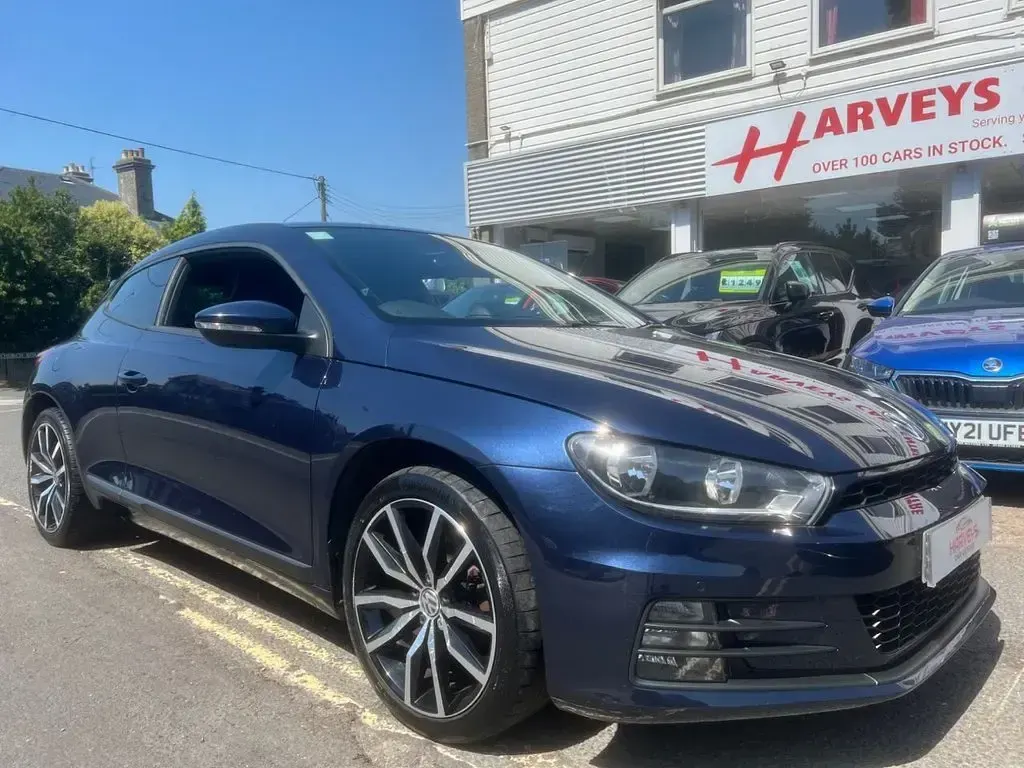 Used VW Scirocco GT 150 HP (110 kW) 2015 Blue Coupe