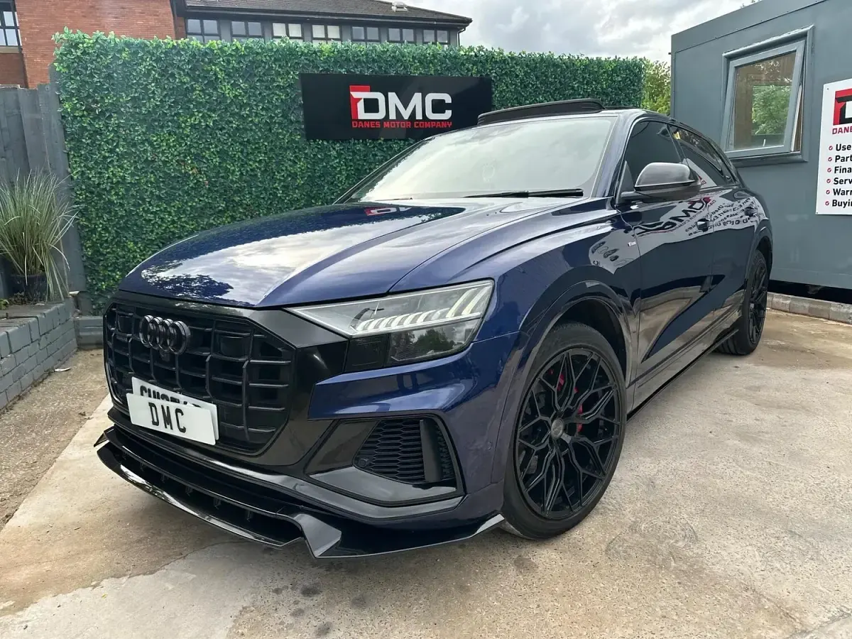 Used Audi Q8 S-Line 2019 Blue SUV