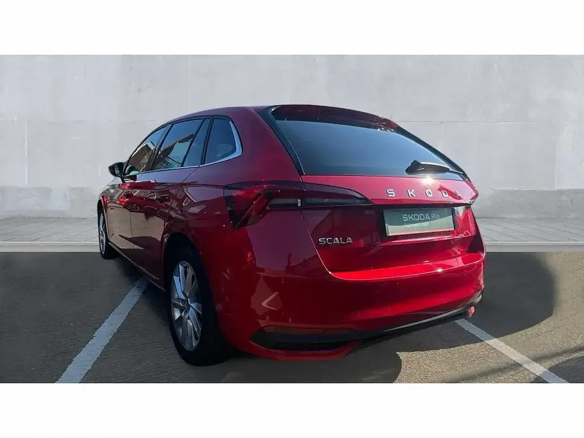 Used Skoda Scala SE L 116 HP (85 kW) 2025 Velvet red metallic Hatchback
