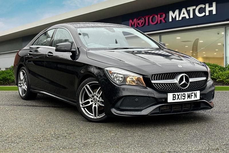 Used Mercedes CLA180 AMG line 2019 Black Sedan