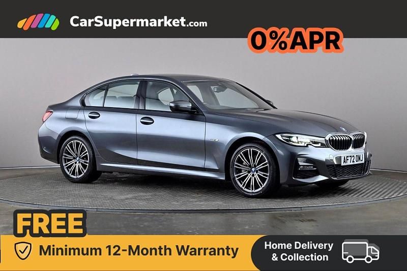 Grey Used 2022 BMW 330e M Sport Sedan | £29,697 - Image 1/4