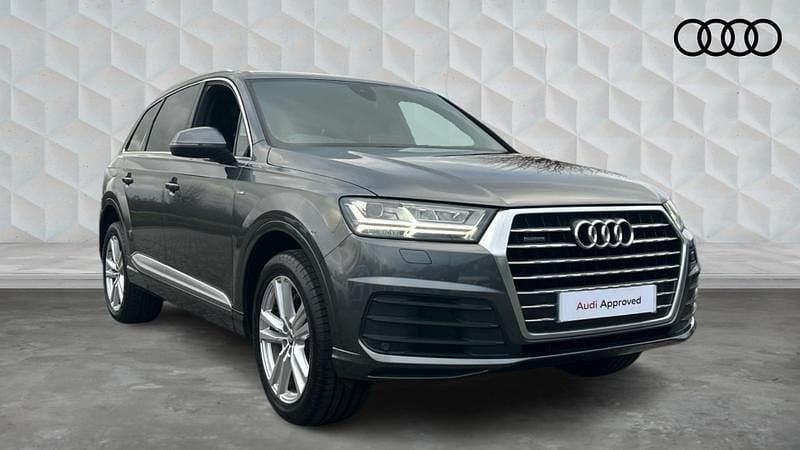 Grey Used 2016 Audi Q7 S-Line SUV | £21,092 (A bit pricey) - Image 1/4