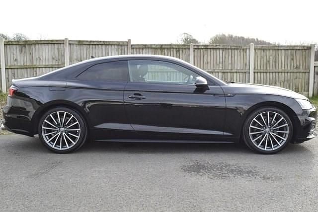Used Audi A5 S-Line 190 HP (139 kW) 2019 Black Coupe