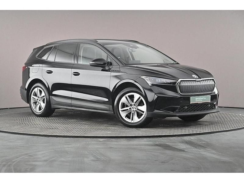 Black magic pearl effect Used 2024 Skoda Enyaq iV SUV | £23,601 (Fair price) - Image 1/4