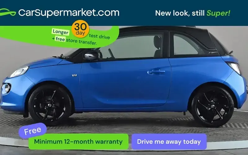Second-hand Vauxhall Adam 69 CP (50 kW) 2019 Albastru Hatchback