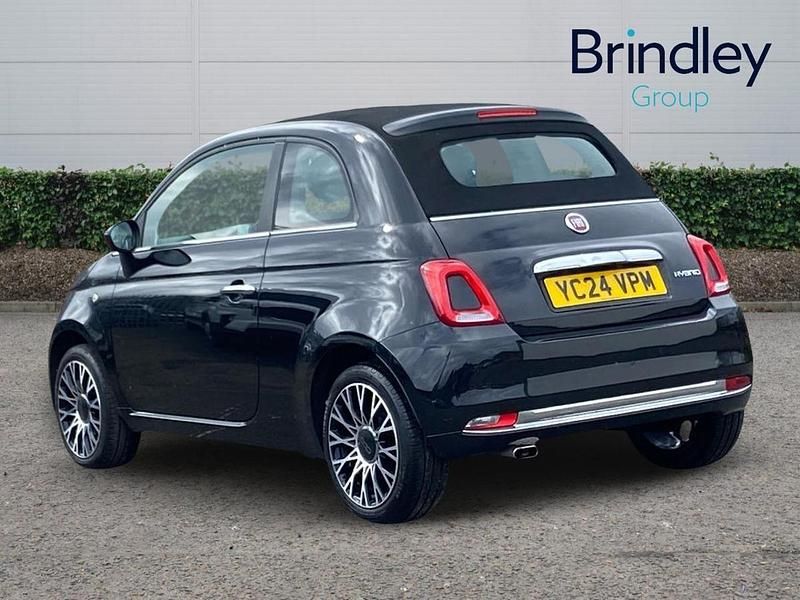 Used Fiat 500C S 70 HP (51 kW) 2024 Black Cabriolet